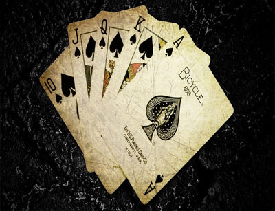扑克千术手法――发二张确保拿最大牌